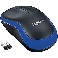 Logitech 910-002236 M185 Wireless Mouse, 2.4GHz with USB Mini Receiver, 12-Month Battery Life, 1000 DPI Optical Tracking…