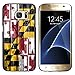 Produktbild FJCases Maryland The Old Line State Holzmuster Flagge Harte Hülle Schutzhülle Tasche für Samsung Galaxy S7