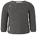Noppies Unisex Baby U Cardigan knit ls Pip Cardigan, Grey (charcoal Melange C272), 6-9 Months (Manufacturer size: 74)