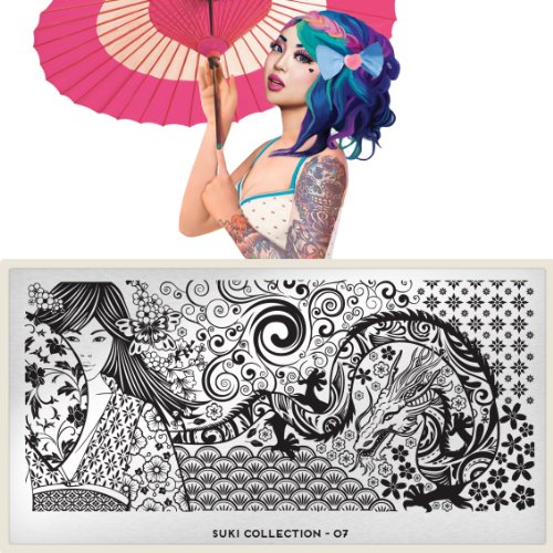 MoYou-London Nail Art Image Plate Suki Collection - 07