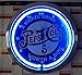 Produktbild NEON CLOCK OLD PEPSI COLA 5 CENT SIGN WALLCLOCK BLUE NEON RIM NEON UHR BELEUCHTUNG BLAU