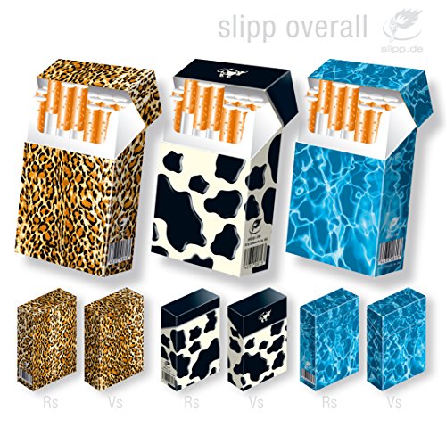 3x slipp overall freie Wahl – Hülle für Zigarettenschachteln / Zigarettenschachtel Überzieher aus Karton // EGO Set 3 => 3 Stück freie Wahl, näheres s. Beschreibung – Größe s. Beschreibung - 8