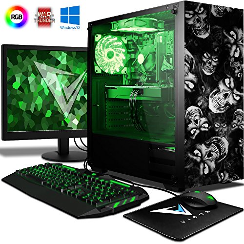 VIBOX Pyro GLR770-274 Gaming PC Ordenador de sobremesa con Cup n de Juego Win 10 22 HD Monitor 4 0GHz Threadripper 8-Core GeForce GTX 1070 16GB DDR4 RAM 240GB SSD 2TB HDD VIBOX Pyro GLR770-274 Gaming PC Ordenador de sobremesa con Cup n de Juego Win 10 22 HD Monitor 4 0GHz Threadripper 8-Core GeForce GTX 1070 16GB DDR4 RAM 240GB SSD 2TB HDD