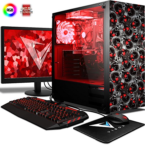 VIBOX Pyro GSR750T-331 Gaming PC Ordenador de sobremesa con Cup n de Juego 22 HD Monitor 4 1GHz Ryzen 8-Core Nvidia GeForce GTX 1050 Ti Tarjeta Grafica 8GB DDR4 RAM 120GB SSD 2TB HDD Sin OS VIBOX Pyro GSR750T-331 Gaming PC Ordenador de sobremesa con Cup n de Juego 22 HD Monitor 4 1GHz Ryzen 8-Core Nvidia GeForce GTX 1050 Ti Tarjeta Grafica 8GB DDR4 RAM 120GB SSD 2TB HDD Sin OS
