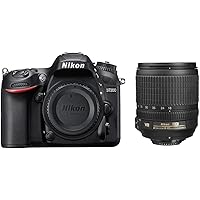 Nikon D7200 24.2 MP Digital SLR Camera (Black) with AF-S 18-105mm VR Kit Lens and Card, Camera Bag