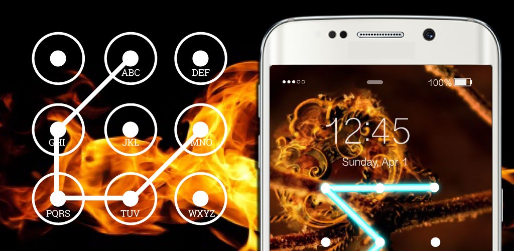 HotFire Lock Screen Fire Keypad Screen Lock Amazon.de Apps für Android