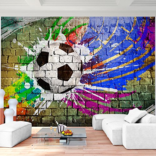 Vlies Fototapete 'Fussball' 350x250 cm - 9021011c RUNA Tapete