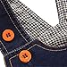 Wawoo®Unisex Baby Soft Denim Dungarees Overalls Toddlers Jeans Jumpsuits Playsuit Romper Outfits Pants Kids Infant Bodysuits Trousers Girls Boys 6 9 12 18 24 36 Months