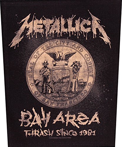 Preisvergleich Produktbild METALLICA Rückenaufnäher BAY AREA THRASH Backpatch Aufnäher
