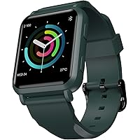 Noise ColorFit NAV Smart Watch with Built-in GPS and High Resolution Display (Camo Green)
