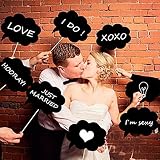 sztara Mini Kreidetafel mit Holz Tafel Clip für Hochzeit Dekorationen 10 Stück - 3