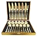 Produktbild Magicpro Besteck Set, Gold Besteck Set, Edelstahl Set Service für 6 Personen, 24 Stück Esszimmer Besteck