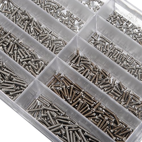 1000 tlg. Schrauben für Uhren Schraube Uhrmacherbedarf Uhrmacherwerkzeug - 3