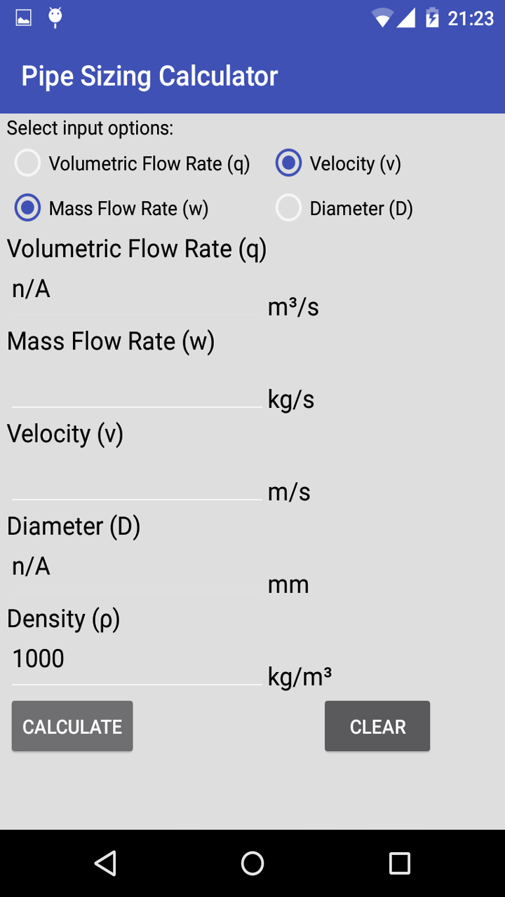 Pipe Sizing Calculator Amazon.co.uk Apps & Games