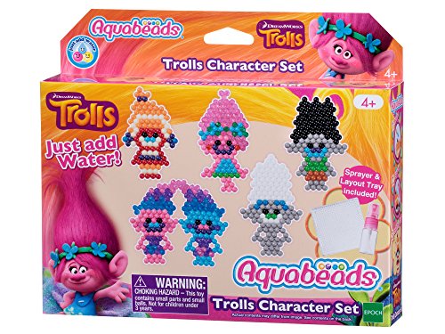 Preisvergleich Produktbild Aquabeads - 31288 - Trolls Figurenset, Bastelset für Kinder