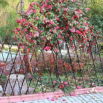 Jianfei Weilan Holz Zaun Gartentor Gartenzaun Steckzaun Anlage Leitplanke Naturlicher Bambus Blumenbeetkante Erweiterbar Wasserdicht 4 Grossen Size 120x180cm Amazon De Kuche Haushalt