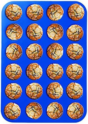 Mini Silicone Muffin Pan for Baking Muffins Cupcakes or Cookies