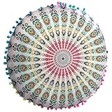 THEE Runde Bodenkissen Sitzkissen Rückenkissen Bohemien Stil Kissen Durchmesser 40cm THEE Runde Bodenkissen Sitzkissen Rückenkissen Bohemien Stil Kissen Durchmesser 40cm