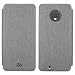Produktbild Moto G6 Plua Hülle, Slimicoo Motorola G6 Plus Premium Leder Tasche Flip klappbares Handyhülle Case Standfunktion Kartenfach Magnetverschluß Card Holder kristallklarer TPU view Sichtfenster Sleep wake up Wallet Schutzhülle für Moto G6 Plus (Moto G6, Grey)