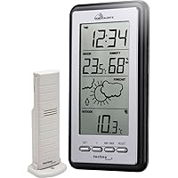Technoline Smart Home Wetterstatation, Mobile Alerts, silber/grau, 8.2x2.3x15 cm, MA10430
