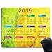 Price comparison product image 2019 new leaf background calendar mouse pad