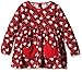 Polarn O. Pyret Baby-Girls Flowery Print Long Sleeve T-Shirt, Red (Poppy),1-1.5 years
