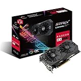 ASUS AMD Radeon ROG-STRIX-RX570-4G-GAMING Grafikkarte (AMD, PCI-E 3.0, 4GB GDDR5 Speicher, 1xHDMI, 2xDVI, 1xDisplay Port)