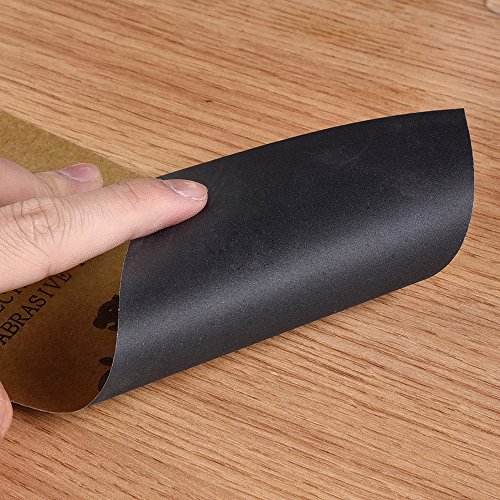 400 bis 3000 Grit sortierte Schleifpapier Sandpapier Schmirgelpapier, Trocken / Nass, 9 x 3,6 Zoll, 36 Stück, für Automotive Schleifen, Holzmöbel Finishing, Drechseln Finishing - 3