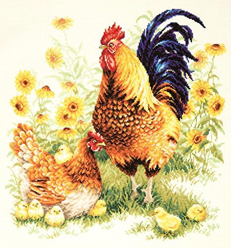 Magic Needle Counted Cross Stitch Kit, Cotton, Multicoloured, 39 x 41 cm