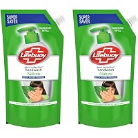 Lifebuoy Nature Germ Protection Handwash Refill 750 ml (Buy 1 Get 1 Free)