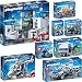 Produktbild PLAYMOBIL® City Action 8er Set 6872 6873 6874 6875 6876 6877 6878 6879 Polizei-Kommandozentrale mit Gefängnis + Einsatzwagen + Helikopter + Berittene Polizei + Motorradstreife + Polizistin + Straßensperre + Ganoven-Quad