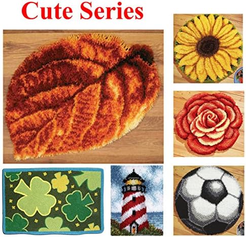 BYT collection 32 Models Latch Hook Kit Rug Making Crafts 21 inch X 15 inch Cute420