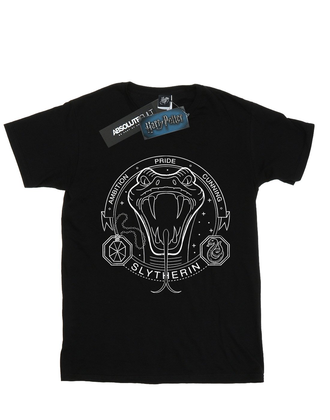 Harry-Potter-Herren-Slytherin-Seal-T-Shirt