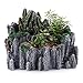 Produktbild ComSaf Künstliche Blumen Sukkulente Pflanzen Topf 19.5CM Harz Garten Landschaft Kunstblumen Mikro Landschaft kreative Blume Topf Berg Gipfel FormHaus und Garten Bonsai