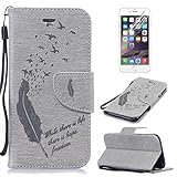 iPhone SE Hülle,iPhone 5S PU Leder Flip Wallet Case...