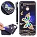 Produktbild HUDDU Flexibel TPU Schutzhülle für Huawei P20 lite Hülle Silikon Case Cover UltraHandyhülle Rückfür Huawei P20 lite Softcase Mädchen Niedlich - Glitter Schmetterling