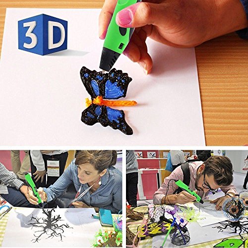3D Pen Filament Nachfüllungen 1.75mm PLA Material 20 Farbe / 16 Füße pro Farbe, 3D-Druck Zeichenstift und Drucker Kunststoff - 4