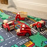 Ultrakidz Baustellenfahrzeuge aus Holz, im 4er-Set - 5