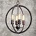 Produktbild Interieur Kronleuchter-LOFT American Style Retro Industrial Gear kreative Persönlichkeit Wendeltreppe künstlerischen schmiedeeisernen Chandelier-Lighting dekorative Leuchten