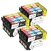 Produktbild Win-Tinten Kompatibel Tintenpatronen Epson 18 XL für Epson Expression Home XP-322 XP-412 XP-305 XP-312 XP-405 XP-425 XP-325 XP-225 XP-215 XP-202 XP-415 Drucker 3 Schwarz+3 Cyan+ 3 Magenta+ 3 Gelb