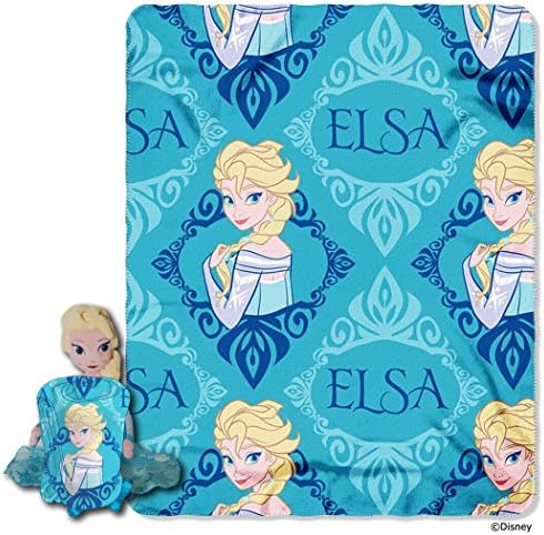 Northwest Frozen, Elsa Hugger and Fleece Throw Blanket Set, 40" x 50"