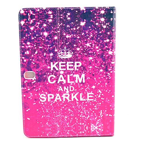 TIODIO® PU Leder Case Hülle Schutzhülle Handyhülle für Samsung Galaxy Note 10.1 2014 Edition P600 P601 P605 Muster Slim Fit Ständer und Wallet Tasche Flip Case Etui Mit Stand Halter Falten Standfunktion und Cardslots Kredit Karte Kartenfächer, Displayschutzfolie und Stylus enthalten, A04 - 3