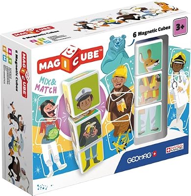 Geomag 00123 MAGICUBE Cube magnétique Multicolore