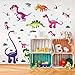 Produktbild WandSticker4U- Wandsticker: putzige Dinos | Effektbild: 130x100 cm | 31 tlg. Dinosaurier Set | Wanddeko Aufkleber Wandtattoo für Kinderzimmer Babyzimmer Kinder GROSS