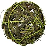 Material: Weide/Metall TIN TOURS Sp. z o. o. Rebenkugel grobes Geflecht 20 cm Dekokugel Rattan Weidenkugel