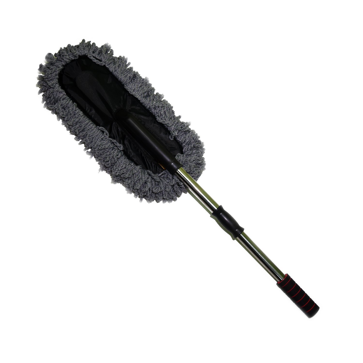 Auto Hub Super Soft Microfiber Car Duster Exterior with Extendable Handle, Car Brush Duster for Car Cleaning Dusting - Grey - Image 4