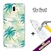 Produktbild Gel Schutzhülle für Huawei Mate 10 Lite, [ +1 Schutzglas Premium 9H Hartglas],TPU Hülle Flexible aus bestem Silikon gefertigt, die dank unserem exklusivem Becool® Design sich einwandfrei an Ihr Smartphone anpasst und optimalen Schutz gewährleistet - Hawaii weiße Blumen.