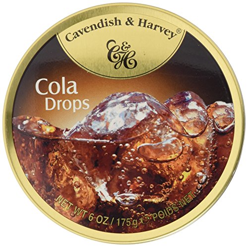 Cavendish Caramelos con Sabor a Cola - 1 Paquete de 9 x 19.44 gr - Total: 175 gr