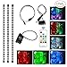 Produktbild Tingkam® 3Pcs LED-PC Computer LED-Stripes, LED Streifen 18w 40cm RGB 5050 SMD LED Strips Full Kit 300 Arten Traumfarben mit 14 Tasten Fernbedienung für Desktop PC Computer Mid Tower Gehäuse