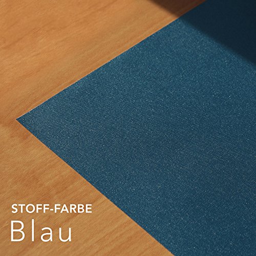 Thermo-Rollo Blau 110x150cm Klemm Fix Rollo - 3